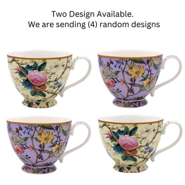 Floral Mug 275ml 4pcs William Morris Kilburn
