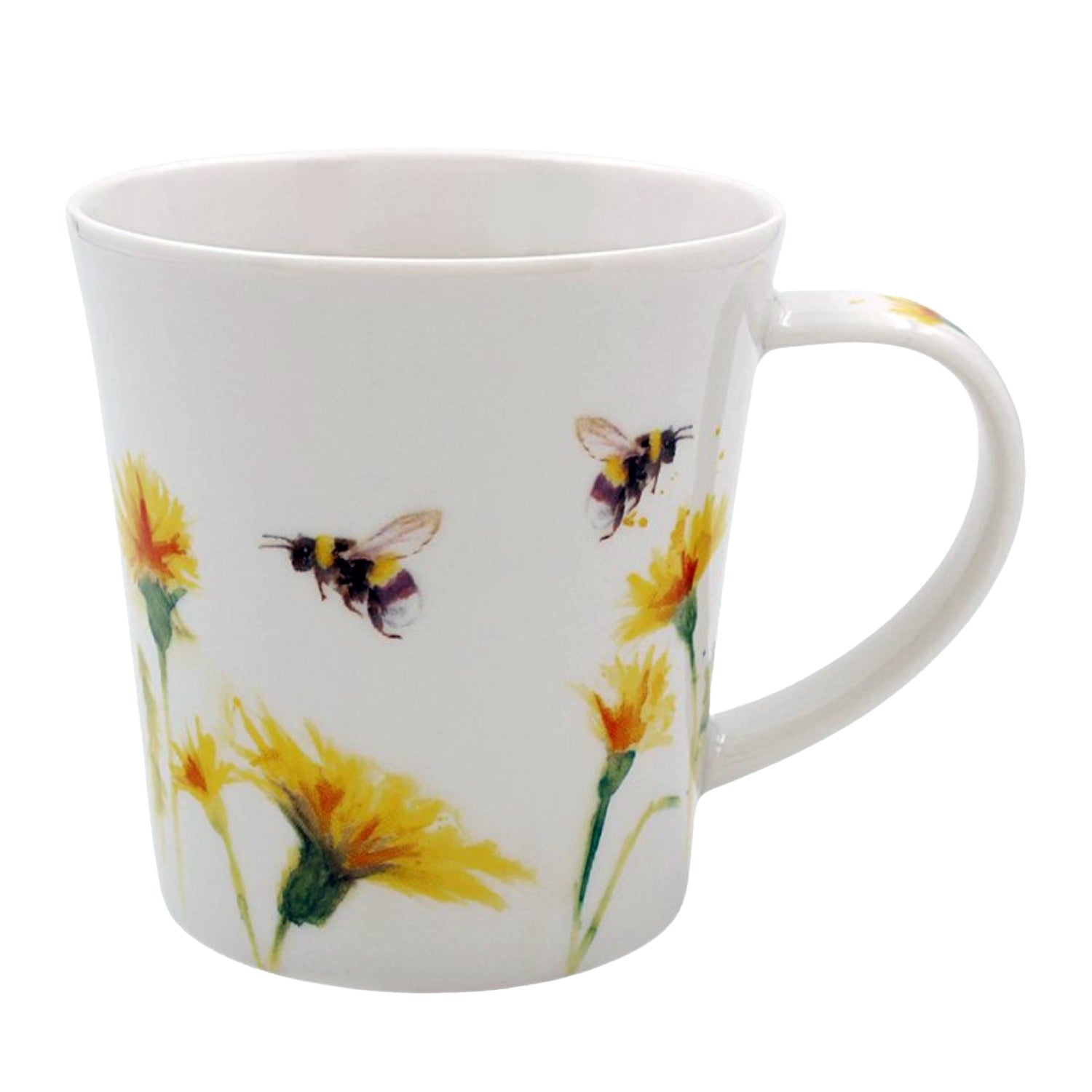 275ml Feather & Fur Bees Ceramic Mug (design by Jennifer Rose)