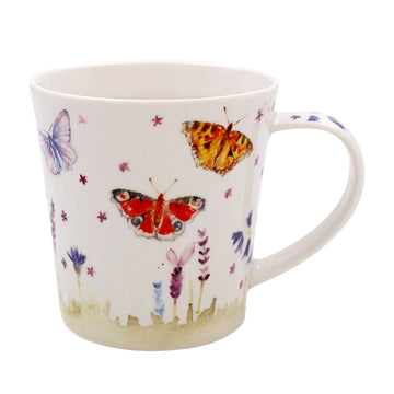 275ml Feather & Fur Butterfly Ceramic Mug