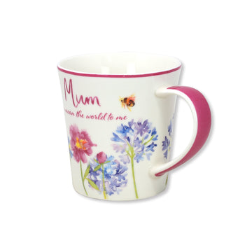300ml Fine China Floral Design Mug