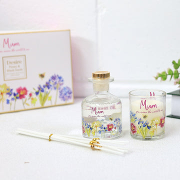 Peony Blush Reed Diffuser & Candle Set