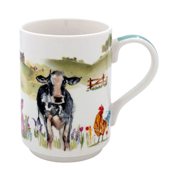 300ml Farmyard Animals Vintage Ceramic Mug