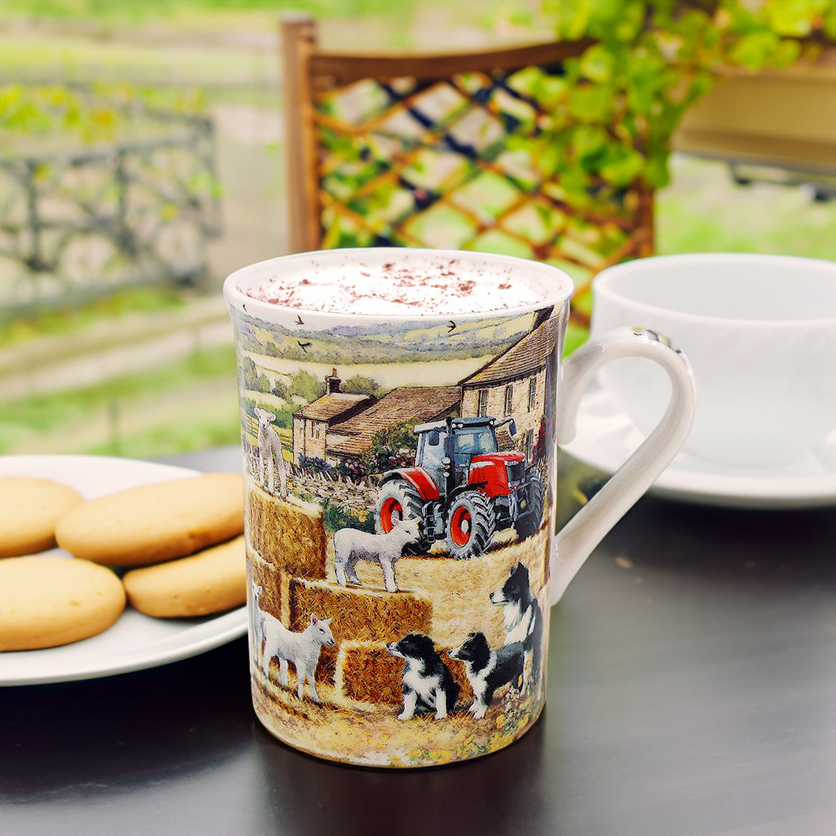275ml Collie & Sheep Fine China Ceramic Mug