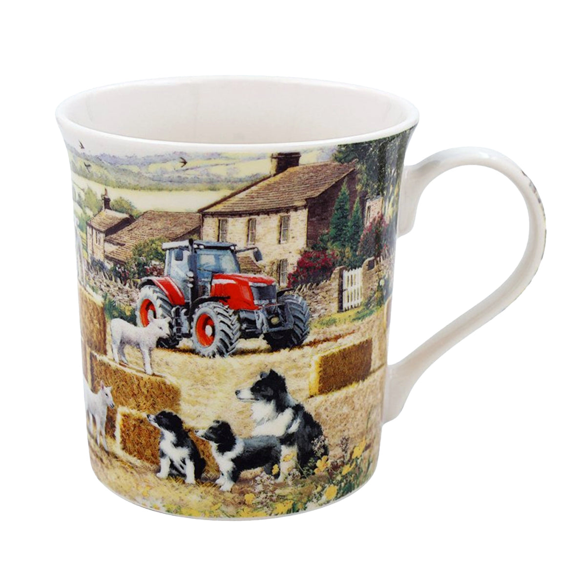 Collie & Sheep Fine China Ceramic Mug