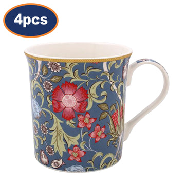 Floral Mug 4pcs William Morris Standen 350ml
