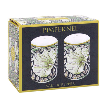 W. Morris Pimpernel Ceramic Salt & Pepper Shakers