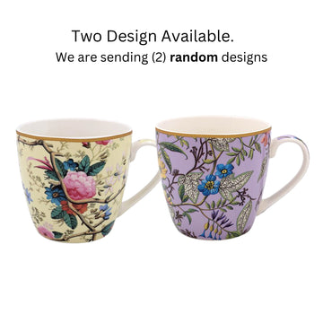 2Pcs William Morris Kilburn Cream 400ml Breakfast Mug
