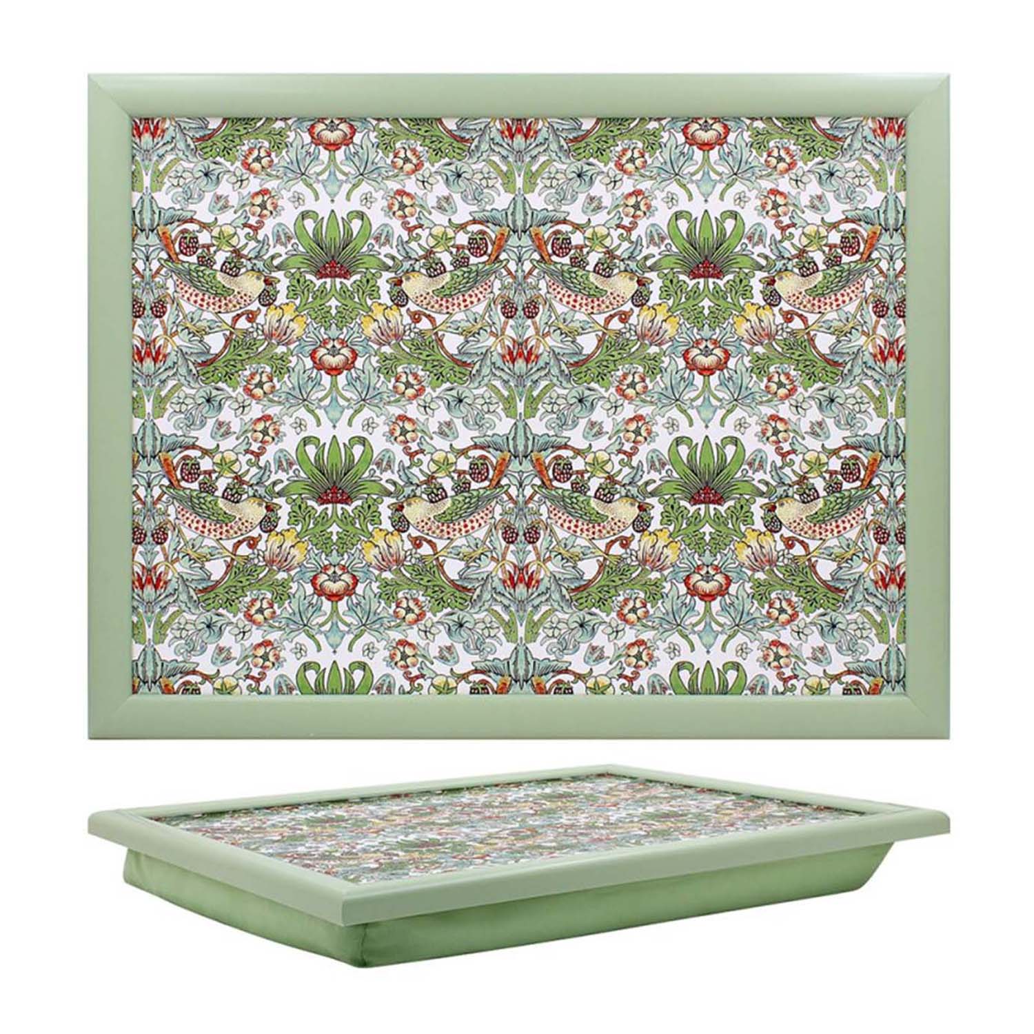 William Morris Strawberry Thief Cushioned Lap Tray
