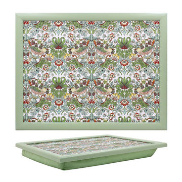 William Morris Strawberry Thief Cushioned Lap Tray