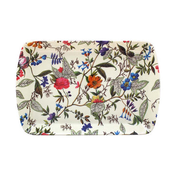 William Kilburn Floral Small Plastic Serving Tray