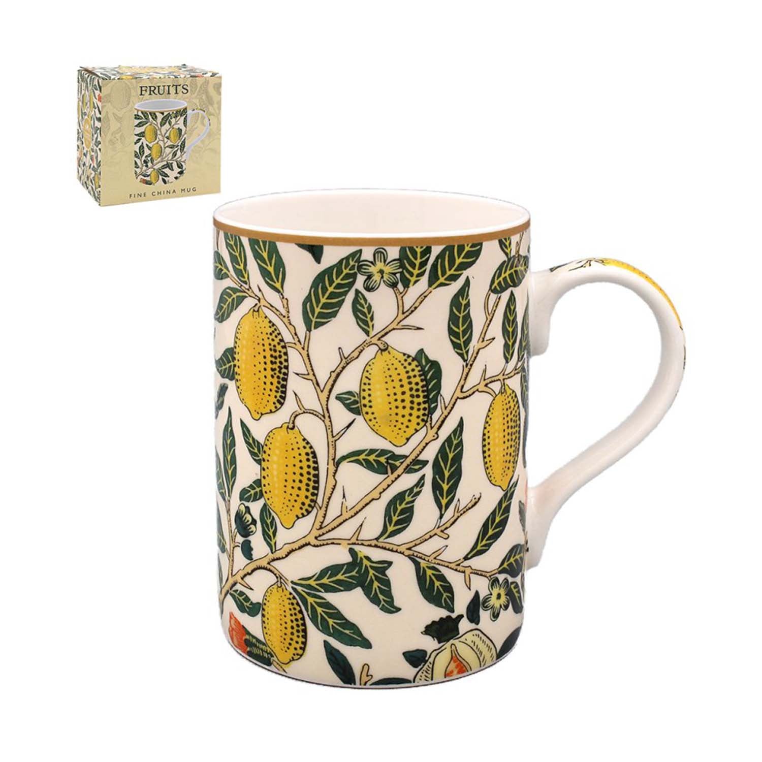 William Morris Fruits 300ml Fine China Coffee Mug