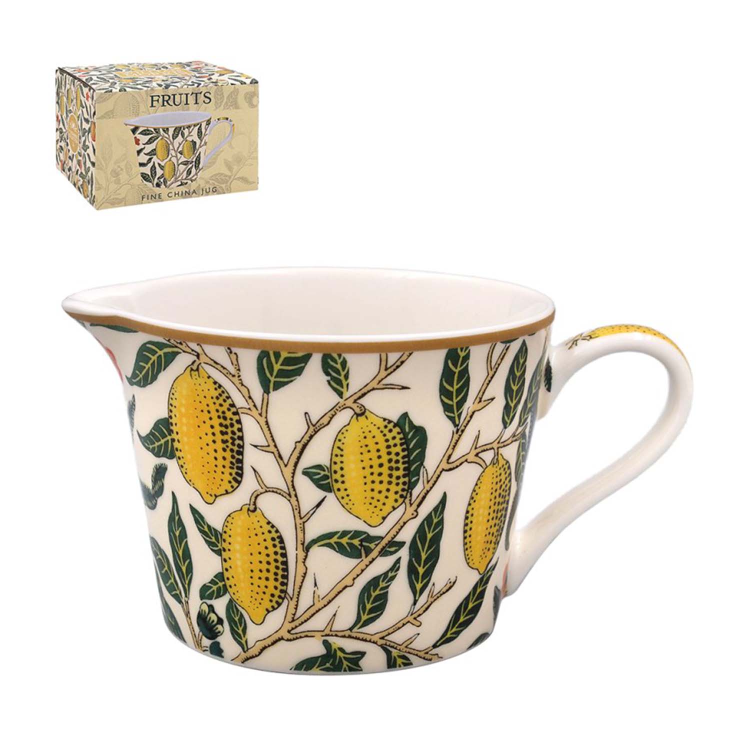 William Morris Fruits 250ml Fine China Milk Jug