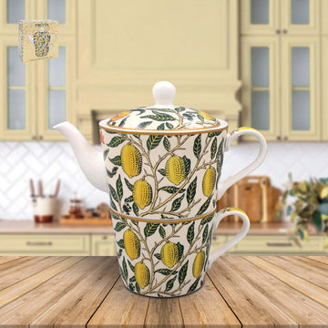 Ceramic W. Morris Fruits Tea For One Set