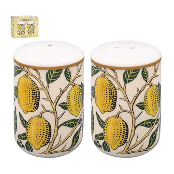 William Morris Fruits Ceramic Salt & Pepper Shakers