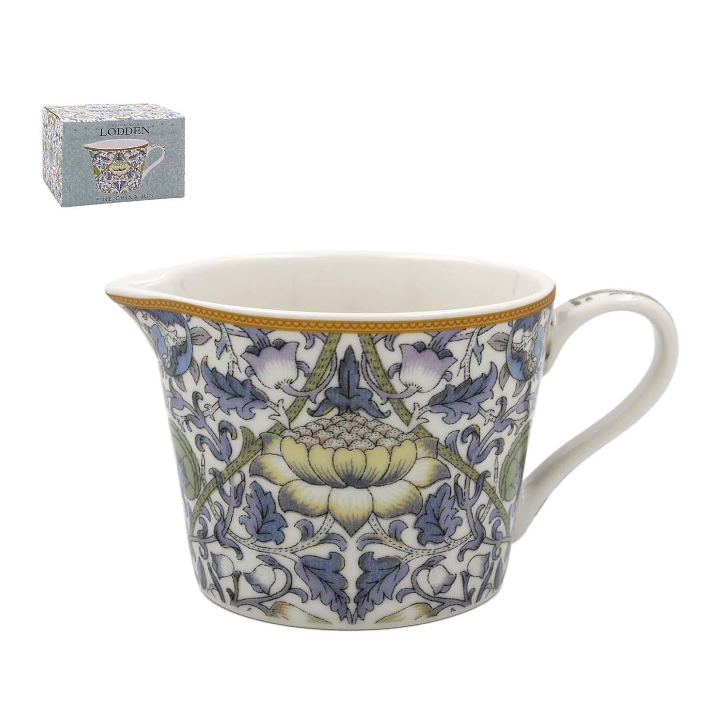 Fine China W. Morris Lodden 250ml Milk Jug
