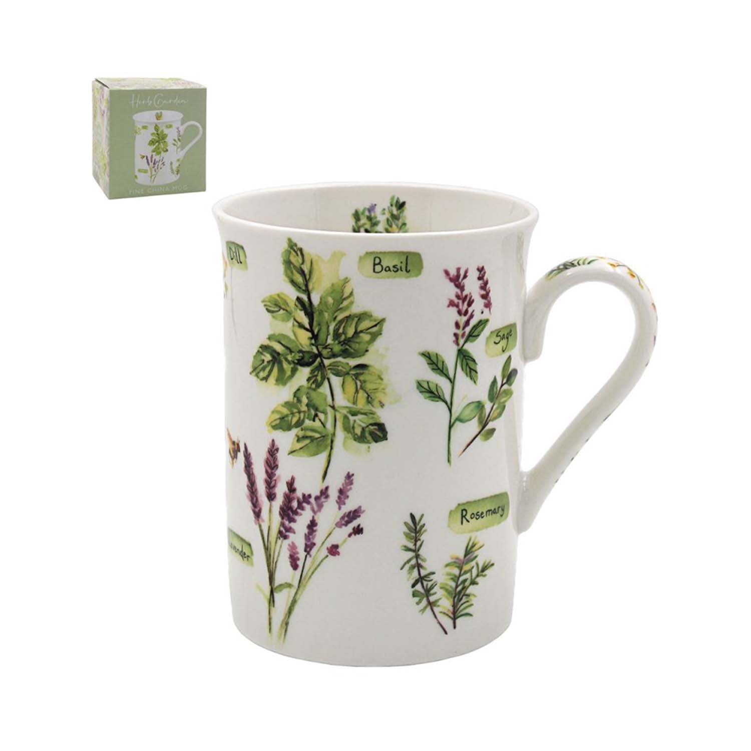 Fine China Herb Garden 275ml Coffee Mug