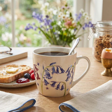 450ml Jennifer Rose Bluebells Fine China Breakfast Mug
