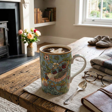 William Morris Strawberry 250ml  Ceramic Mug