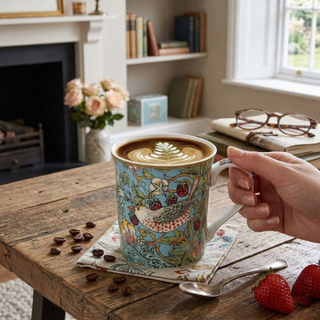 William Morris Strawberry Thief 250ml Ceramic Mug