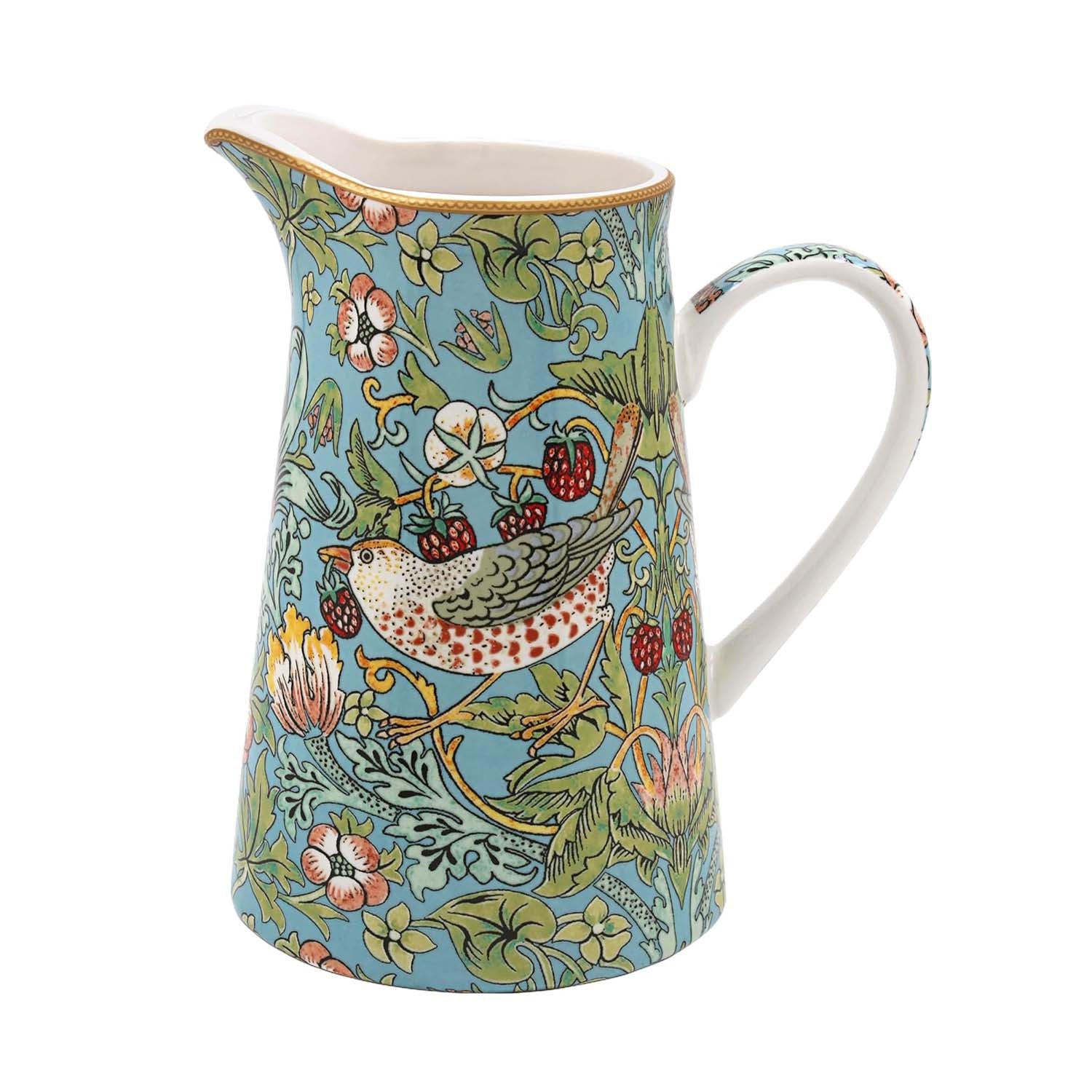 William Morris Strawberry Thief 600ml Fine China Jug