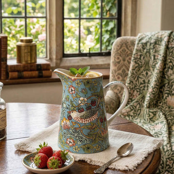 William Morris Strawberry Thief 600ml Fine China Jug