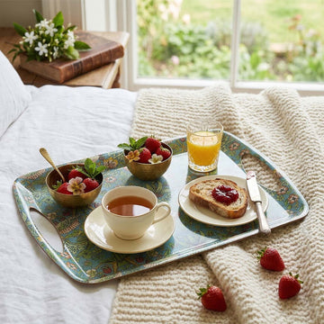 William Morris Strawberry Thief Large Serving Tray