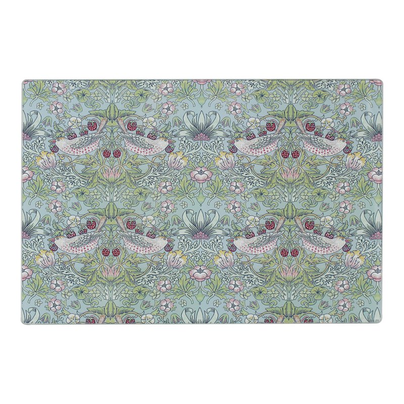 William Morris Strawberry Thief Glass Chopping Board