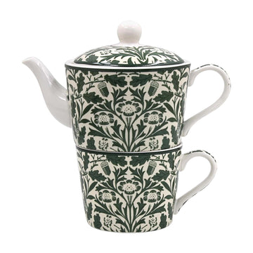 William Morris Acorn Ceramic Tea For One Set