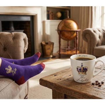 450ml Her Ladyship Fine China Mug & Socks Gift Set