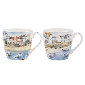 450ml Harbour Town Coastal Fine China Mug