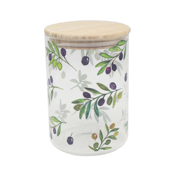 1200ml Jennifer Rose Olive Grove Glass Storage Jar