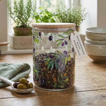 1200ml Jennifer Rose Olive Grove Glass Storage Jar