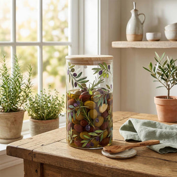 1.5L Jennifer Rose Olive Grove Glass Storage Jar