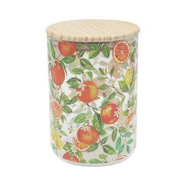 1200ml Jennifer Rose Oranges & Lemons Glass Storage Jar