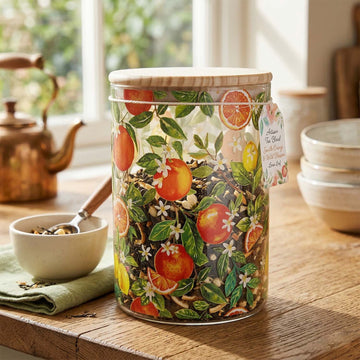 1200ml Jennifer Rose Oranges & Lemons Glass Storage Jar