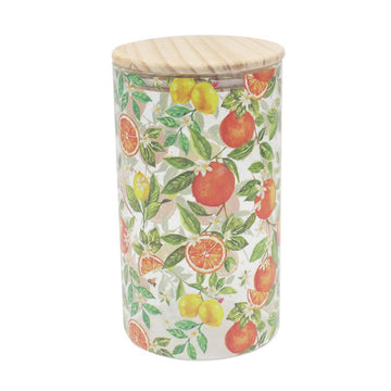 1500ml Jennifer Rose Oranges & Lemons Glass Storage Jar