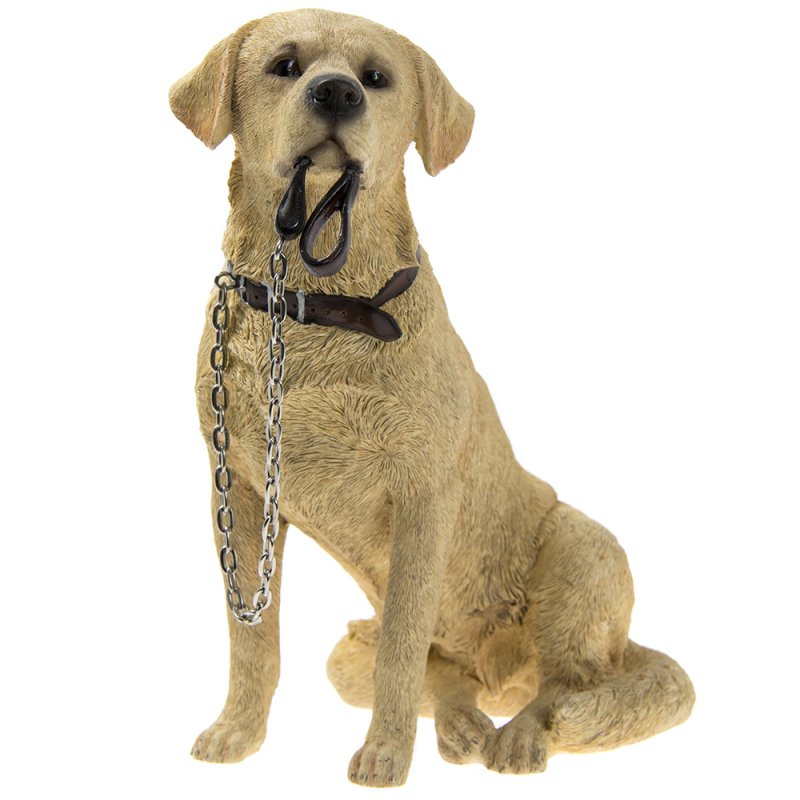 Walkies Golden Labrador Sitting Dog Figurine
