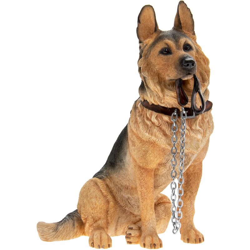 German Shepherd Dog Resin Figurine Ornament
