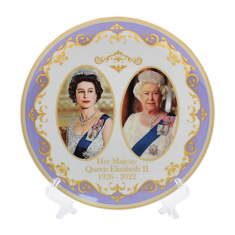 Queen Elizabeth II 21cm Fine China Decorative Plate
