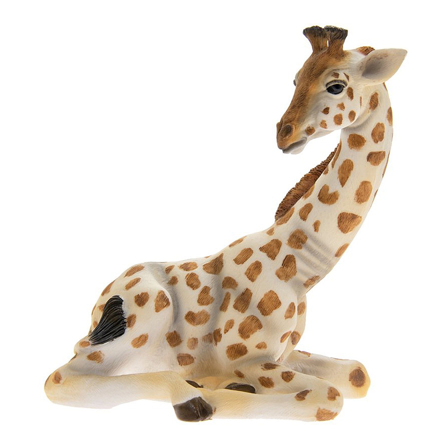 Sitting Giraffe Resin Ornament Home Decoration