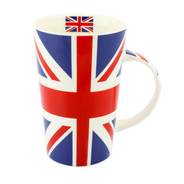 2Pcs 325ml Union Jack Ceramic Latte Mugs