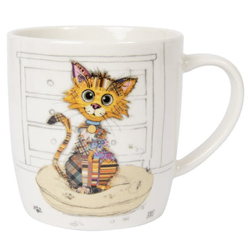2pcs 350ml Fine China Bug Art Kimba Kitten Coffee Mug