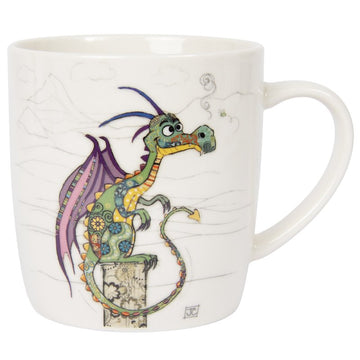 350ml Fine China Bug Art Duncan Dragon Coffee Mug