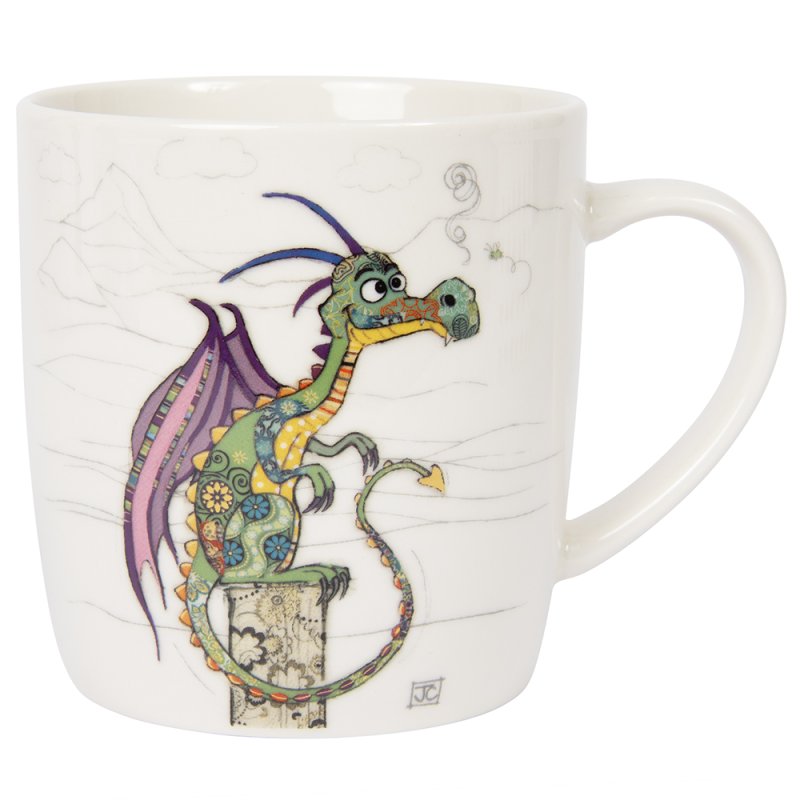 350ml Fine China Bug Art Duncan Dragon Coffee Mug