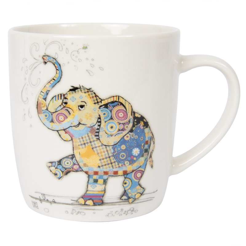 350ml Fine China Bug Art Eddie Elephant Coffee Mug