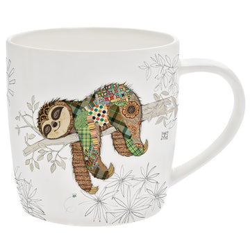 Fine China 350ml Mug Bug Art Simon Sloth Coffee Cup