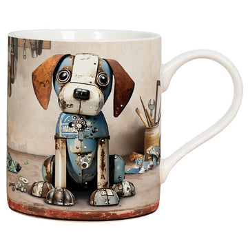 Ceramic Mug Scrap Beagle Art Design 350ml Coffee Cup
