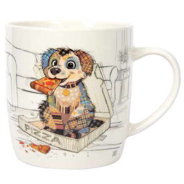 350ml Fine China Bug Art Pedro Pup Coffee Mug