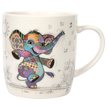 350ml Fine China Bug Art Elly Elephant Coffee Mug