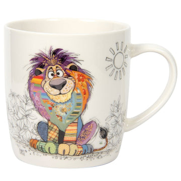 350ml Fine China Bug Art Louis Lion Coffee Mug